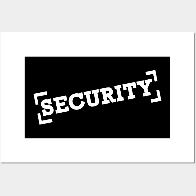 Security Wall Art by Designzz